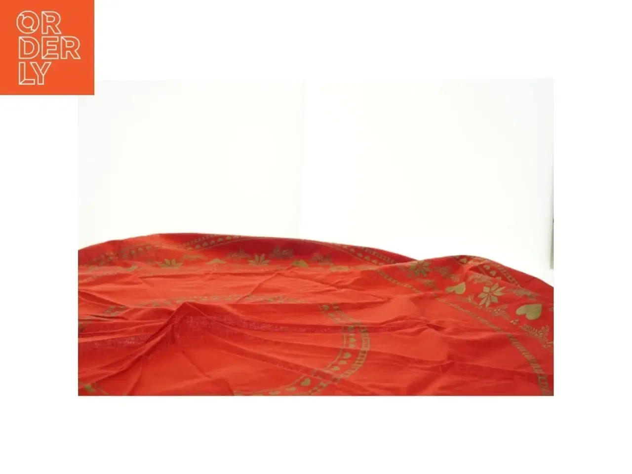 Billede 2 - Rødt juledug (str. 140 cm)