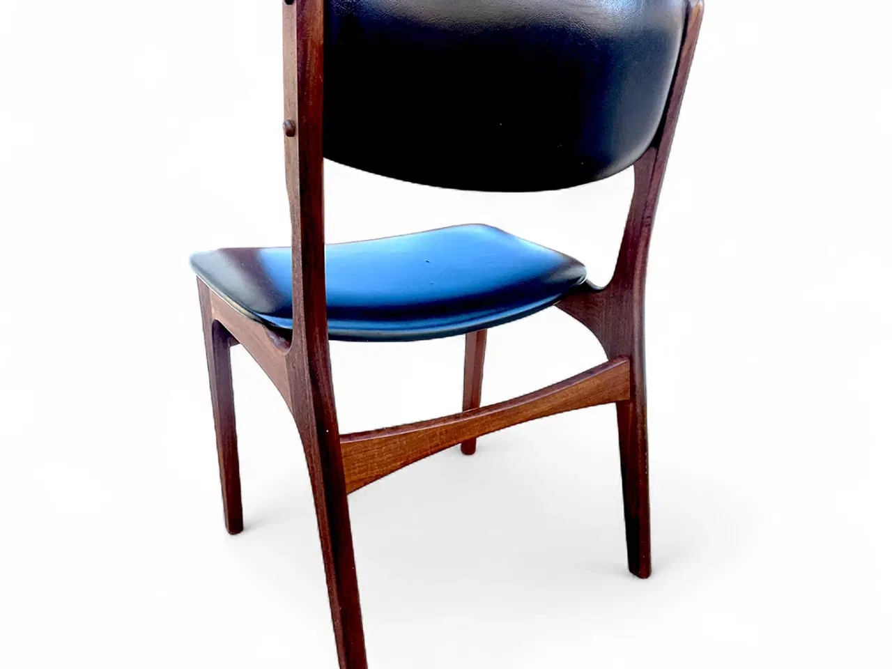 Billede 3 - Et par - Vintage spisebordsstole i massiv teak