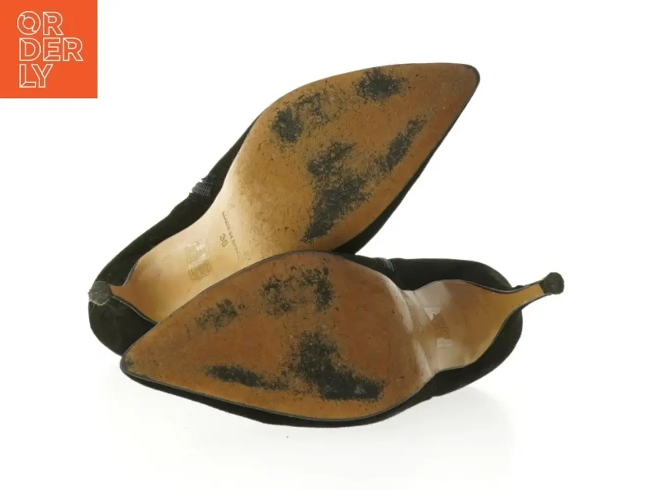 Billede 4 - Sorte ankelstøvler i ruskind (str. 38 )