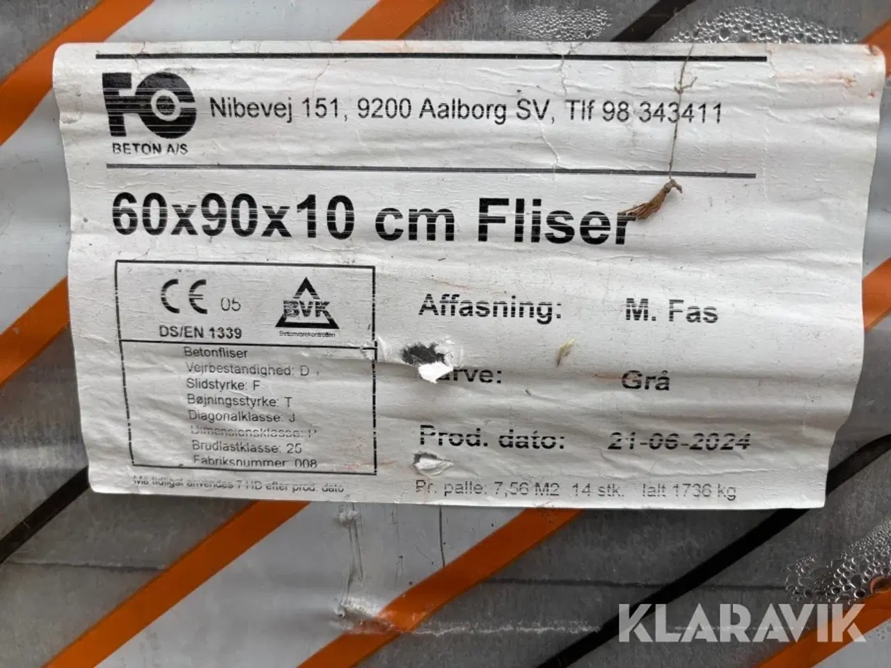 Billede 6 - Fliser FC BETON 31 styk cirka 16 m2