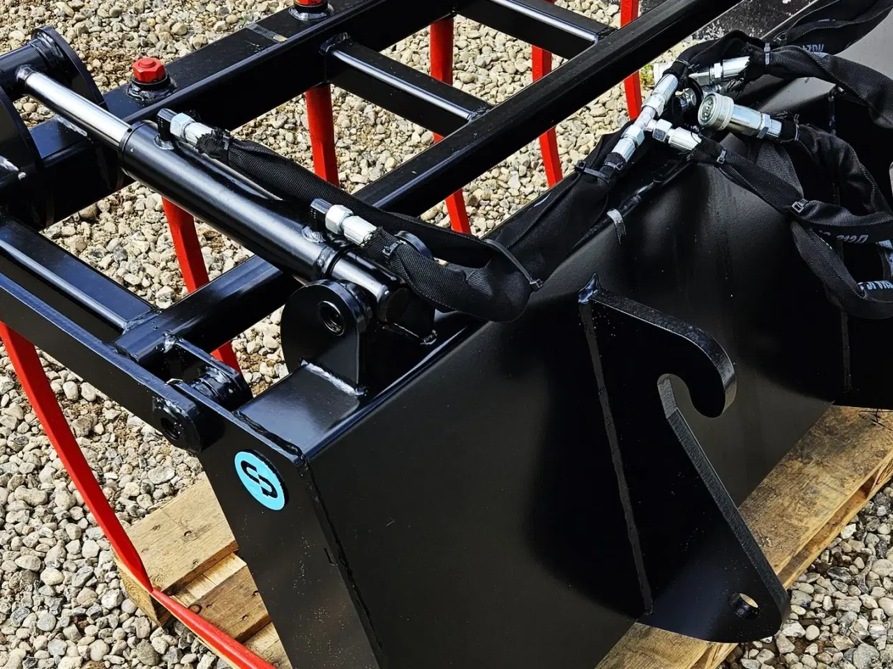 Billede 7 - CP Metal Siloklo / høj kvalitet / 110 - 150 cm / med valgfri ophæng og 2 stempler