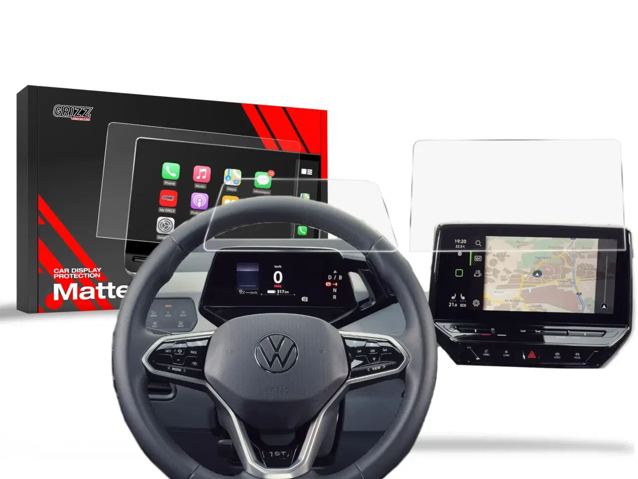 Billede 3 - Skærmbeskyttelse til VW ID.3 og Tesla S/X