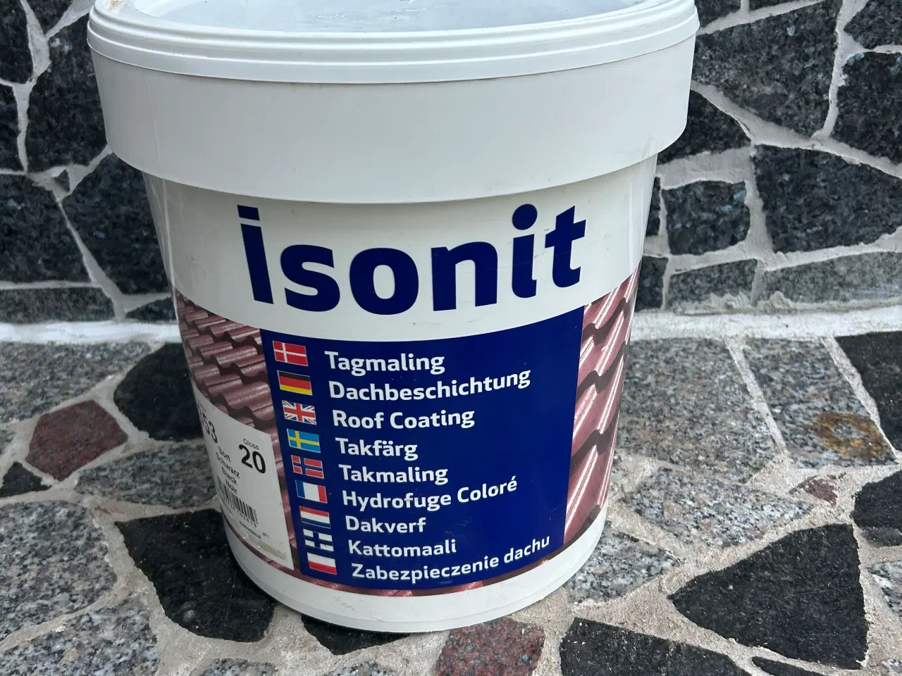 Billede 1 - Ny Isonit tagmaling sort 20 l
