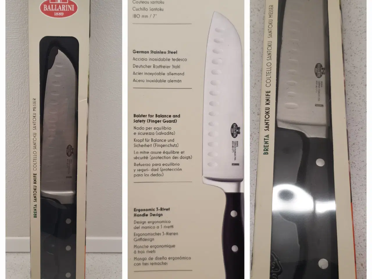 Billede 2 - Ballarini Brenta Santoku kniv 