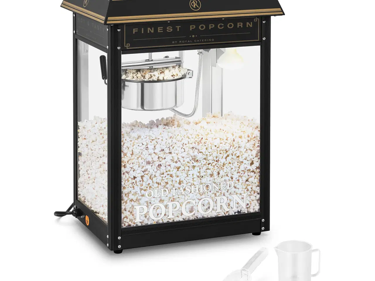 Billede 2 - Popcorn maskine – sort og guld