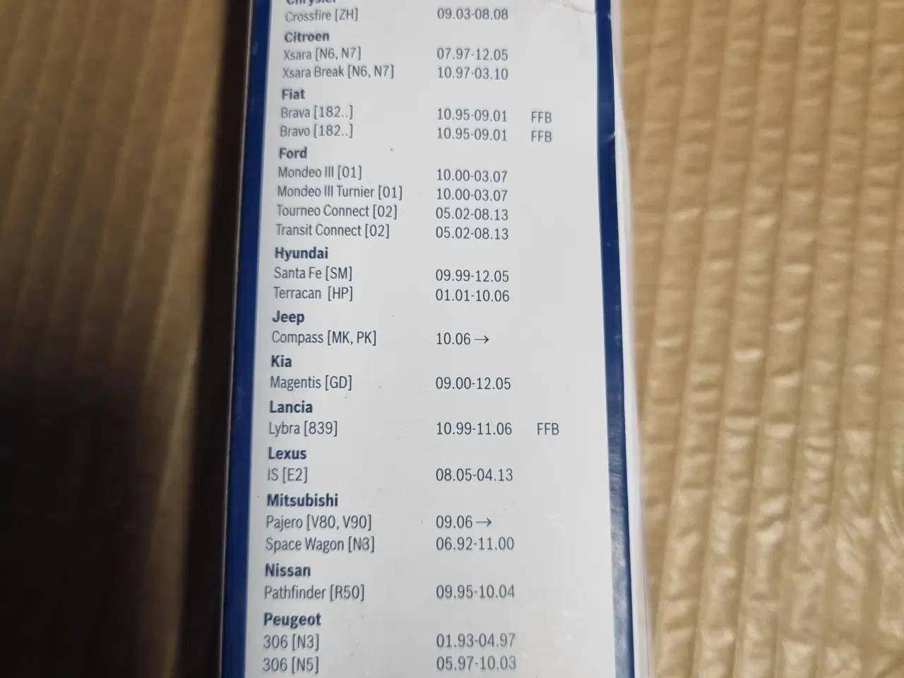 Billede 3 - Bosch 551 S Twinspoiler viskersæt