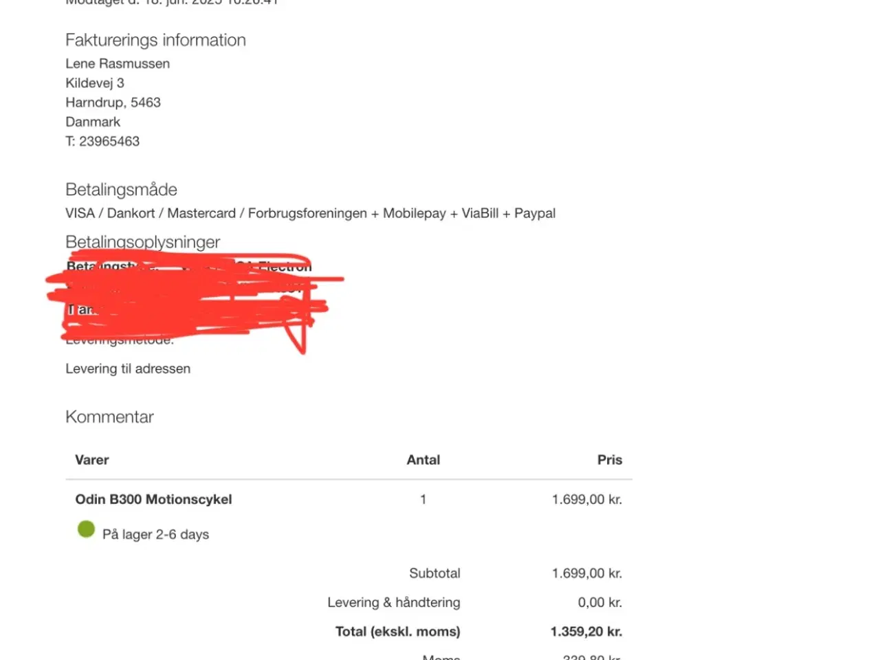 Billede 3 - Motionscykel