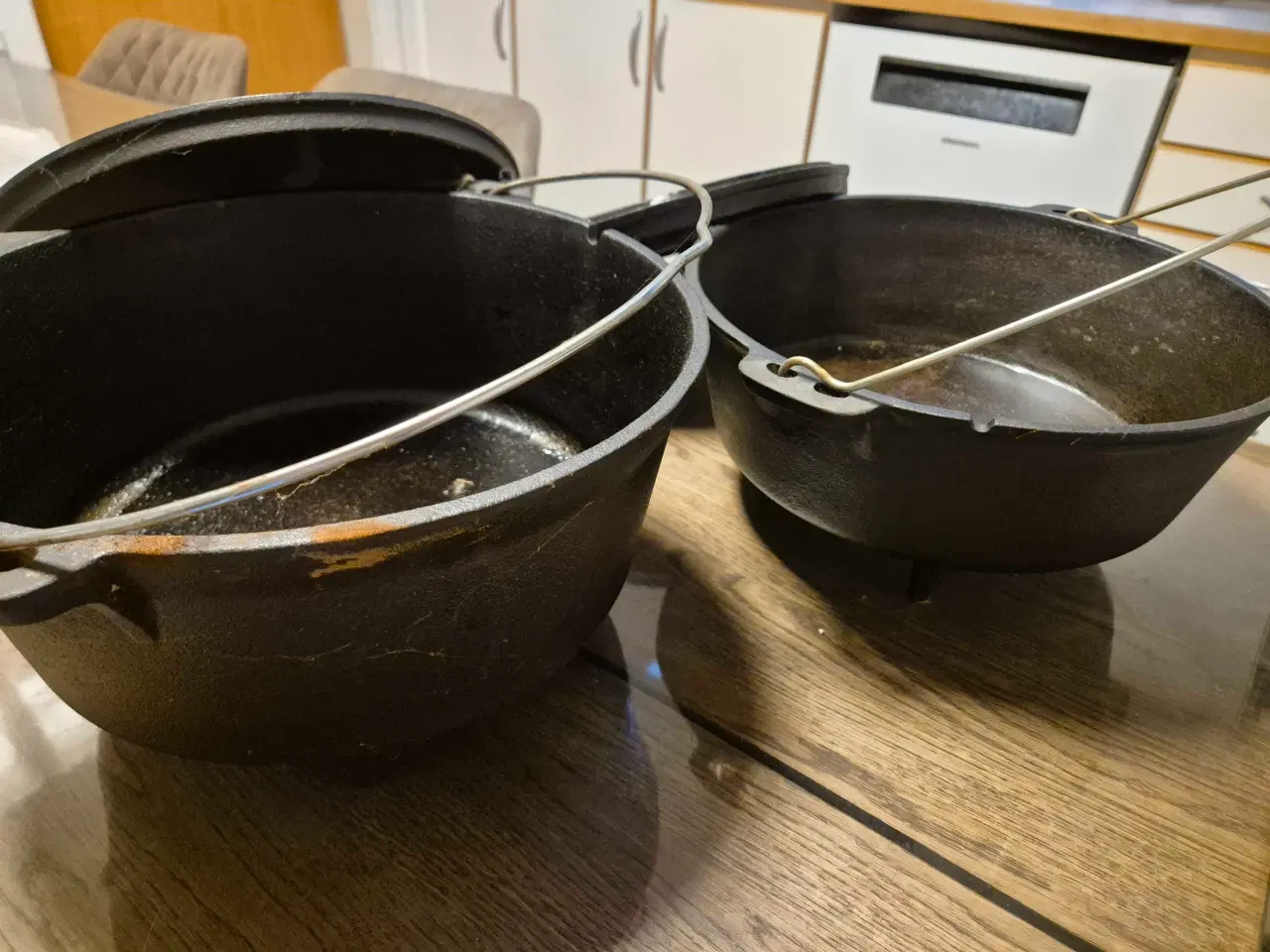 Billede 1 - Støbejerns gryder