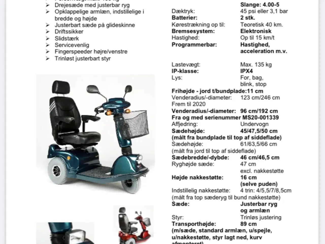 Billede 8 - Karma 737-2 El-Scooter