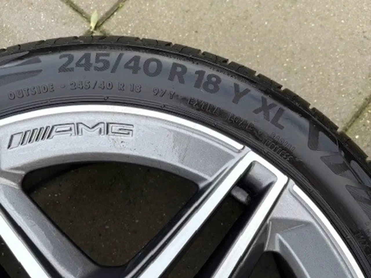 Billede 3 - Orginale Flotte Mercedes AMG fælge 245/40R 18 Y XL