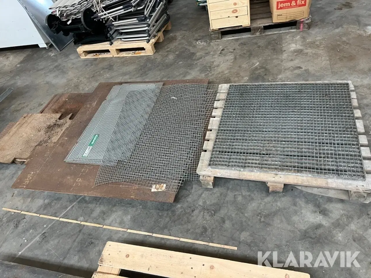 Billede 1 - Stålplader, gitter og rist