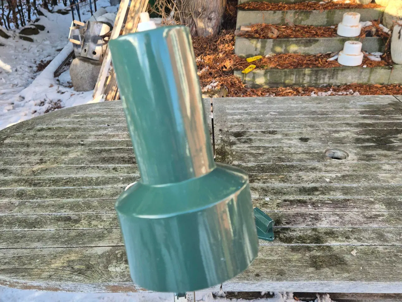 Billede 5 - To forskellige, men matchende grønne væglamper