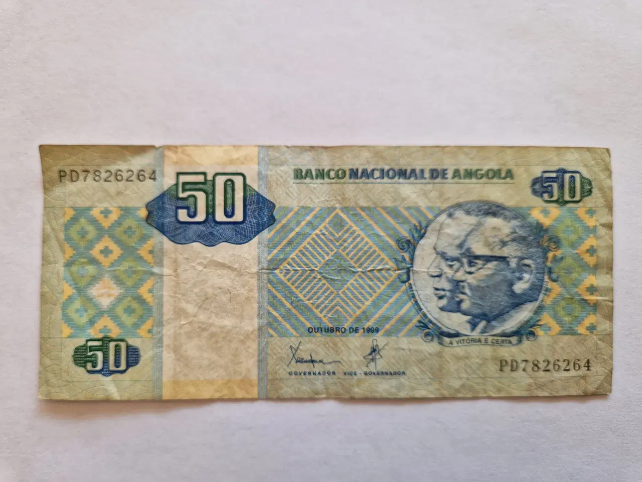 Billede 1 - 50 Kwanzas Angola 1999