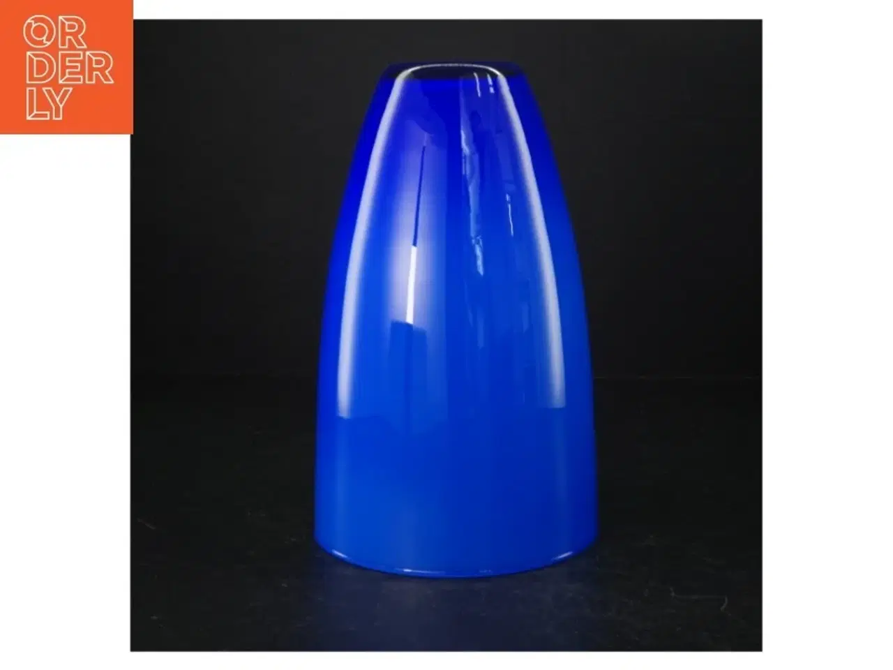 Billede 2 - Blå vase (str. 23 cm)