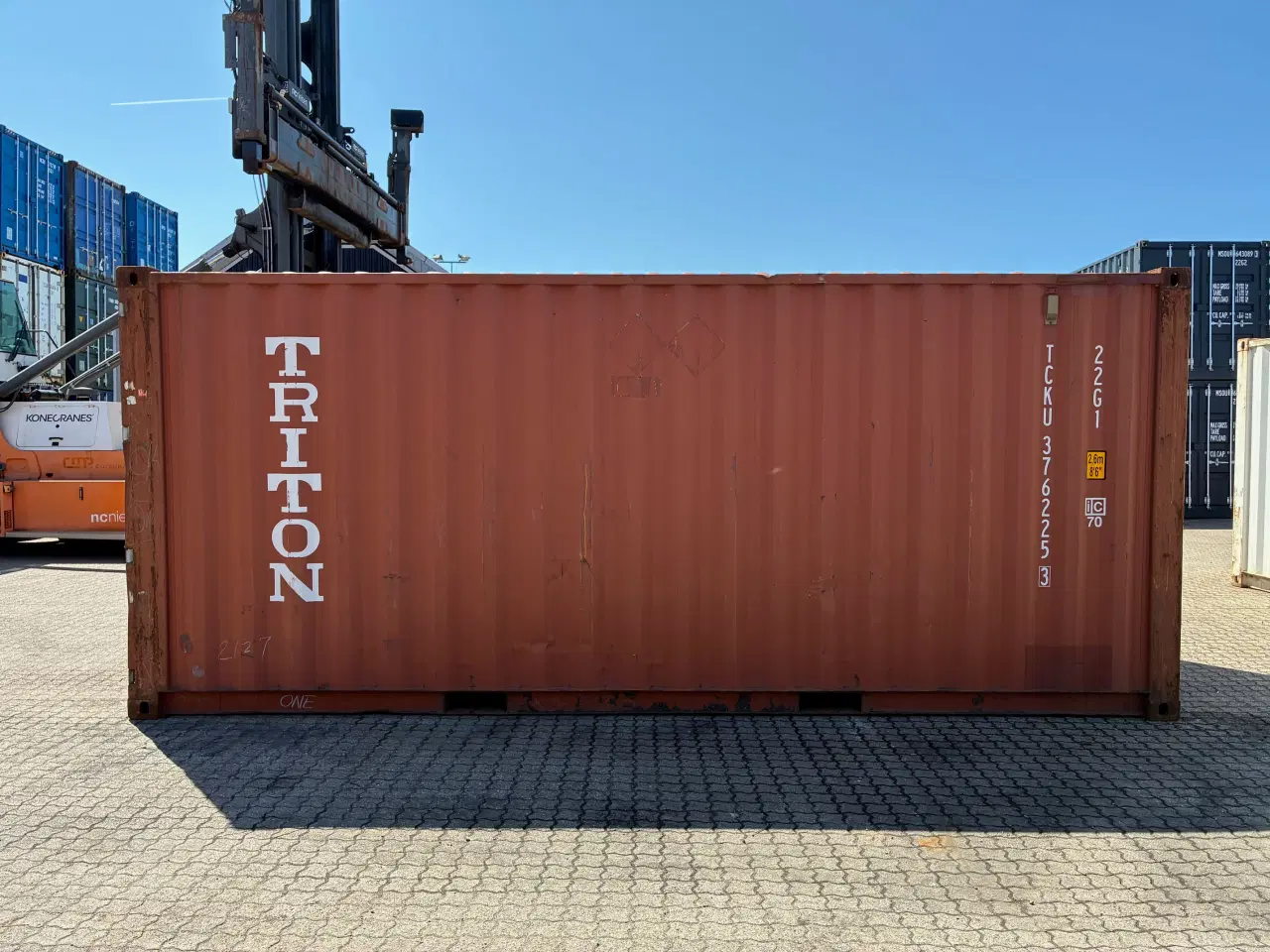 Billede 3 - 20 fods Container- ID: TCKU 376225-3