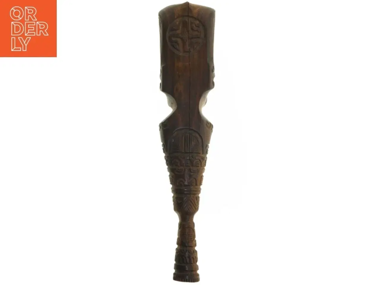 Billede 3 - Udskåret træskulptur, Fransk polynesisk(str. 40 cm)