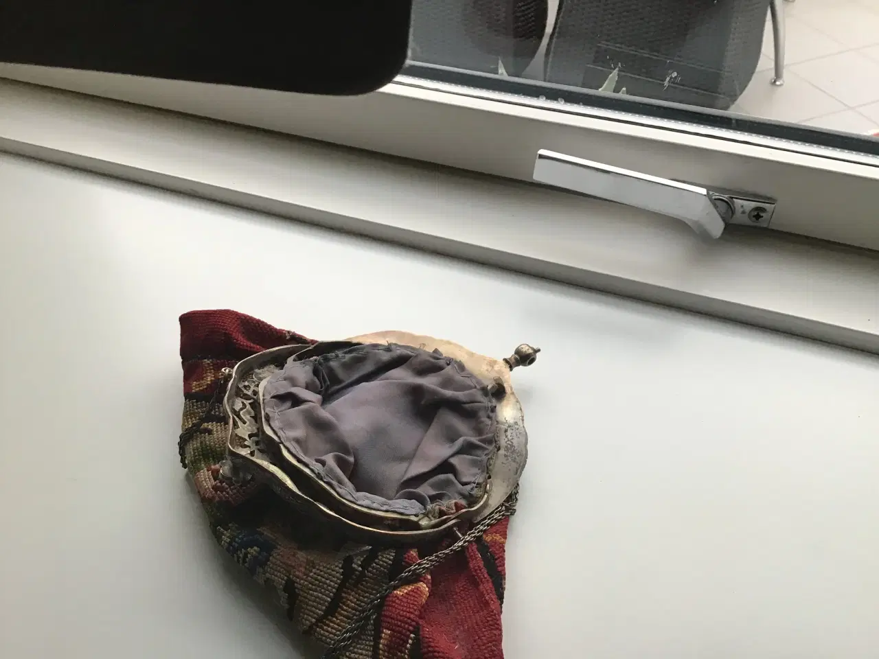 Billede 2 - Antik håndlavet dametaske