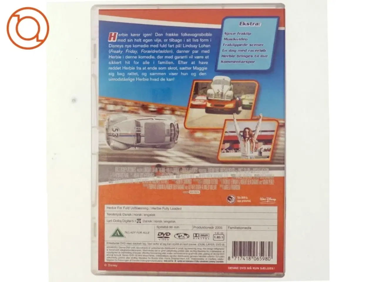 Billede 3 - Herbie for fuld udblæsning (dvd)