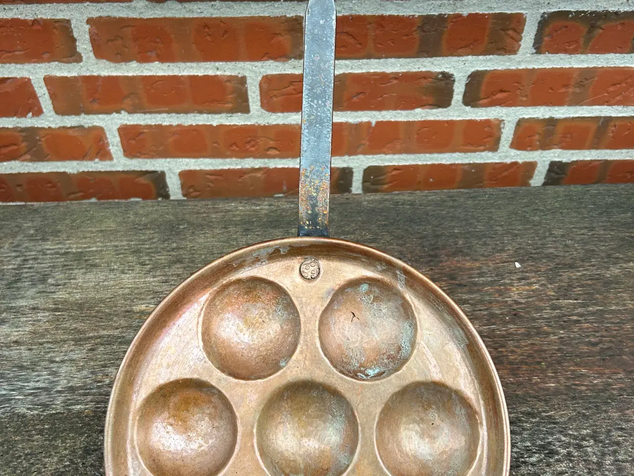 Billede 1 - Kobber æbleskive pande 