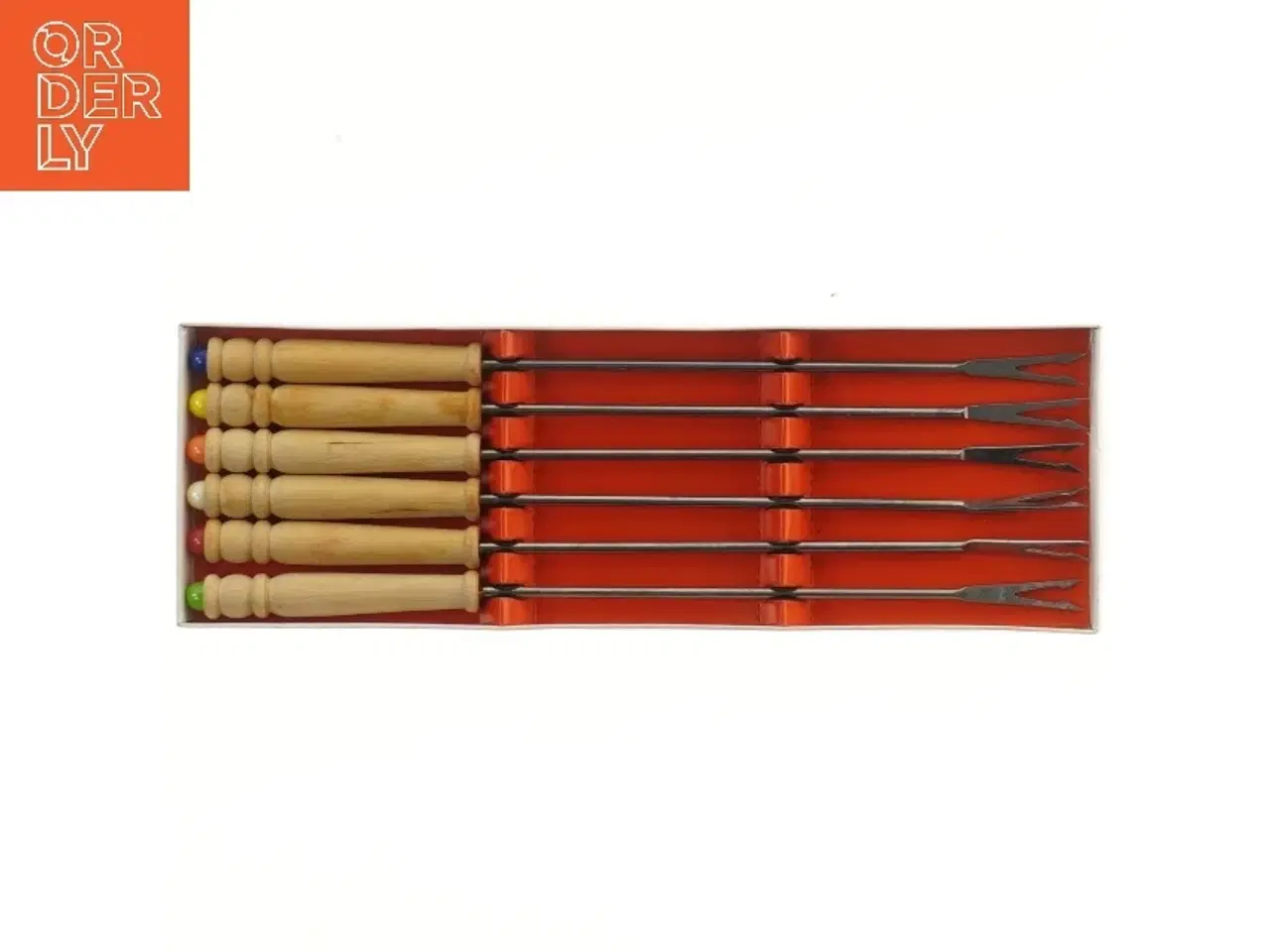 Billede 2 - Fondue gaffelsæt (str. 6 stk 26,5 cm)