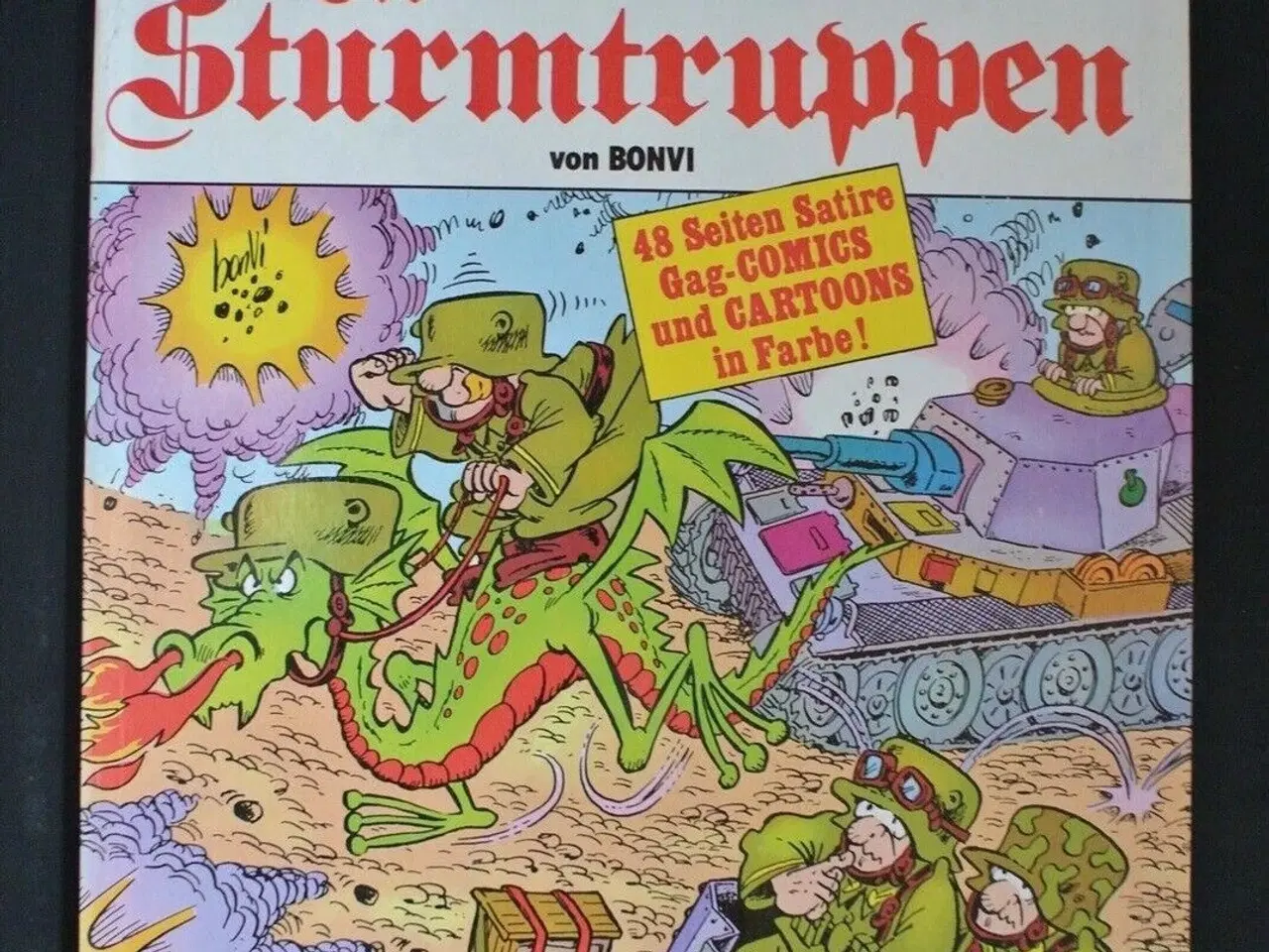 Billede 1 - sturmtruppen nr. 13 - tysk, von bonvi, Tegneserie
