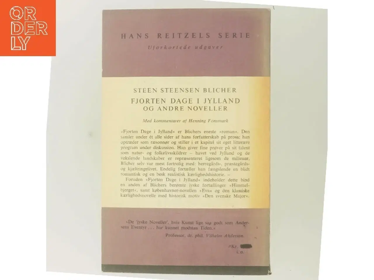 Billede 3 - Fjorten Dage i Jylland og andre Noveller af Steen Steensen Blicher (Bog)
