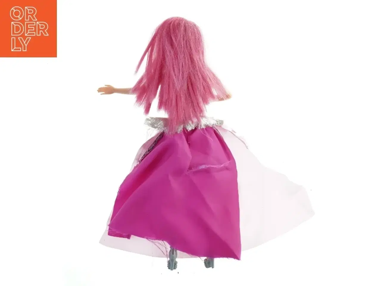 Billede 2 - Pink dukke i kjole fra Barbie (str. 30 cm)