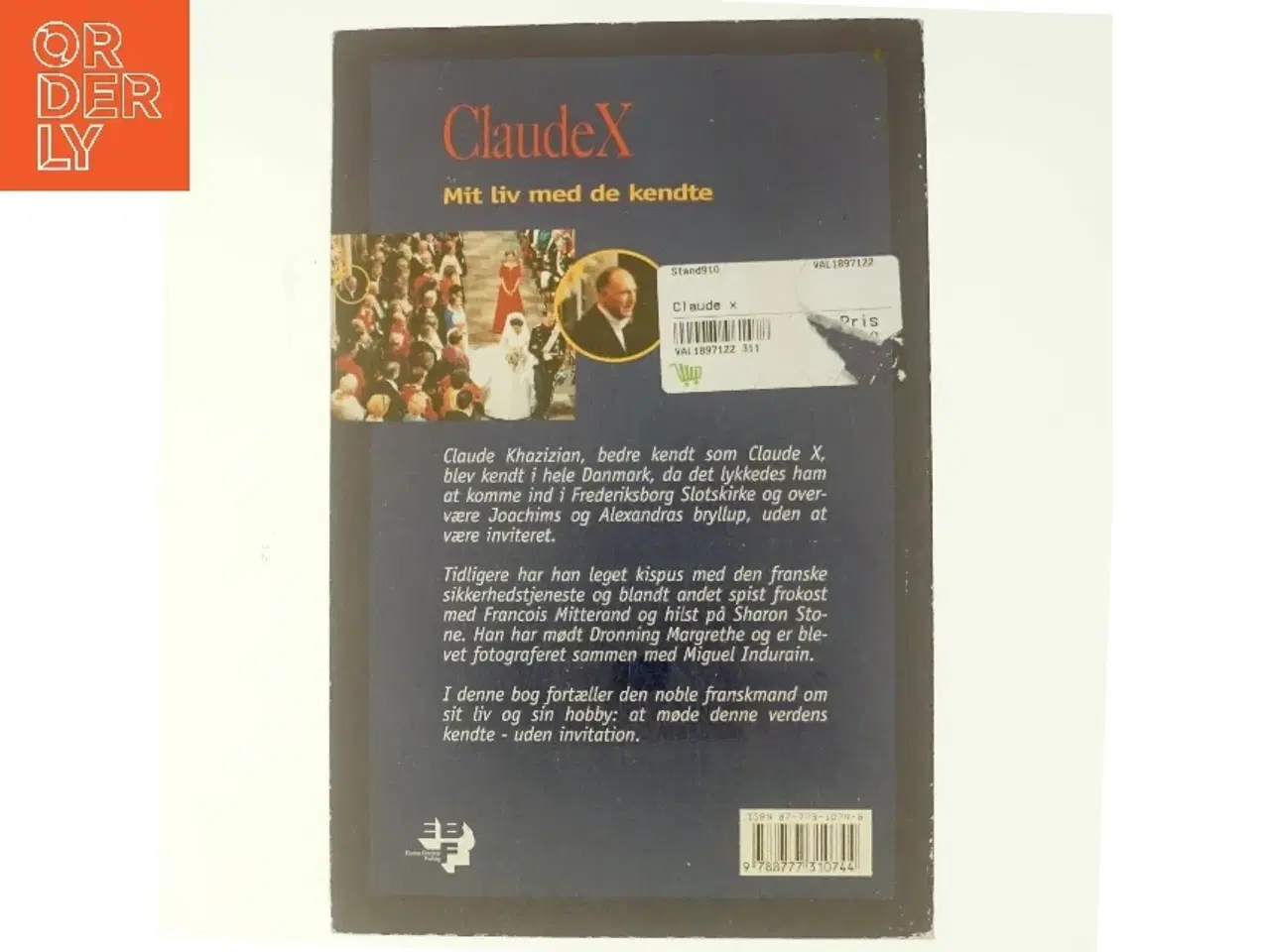 Billede 3 - Claude X : mit liv med de kendte af Claude Khazizian (Bog)