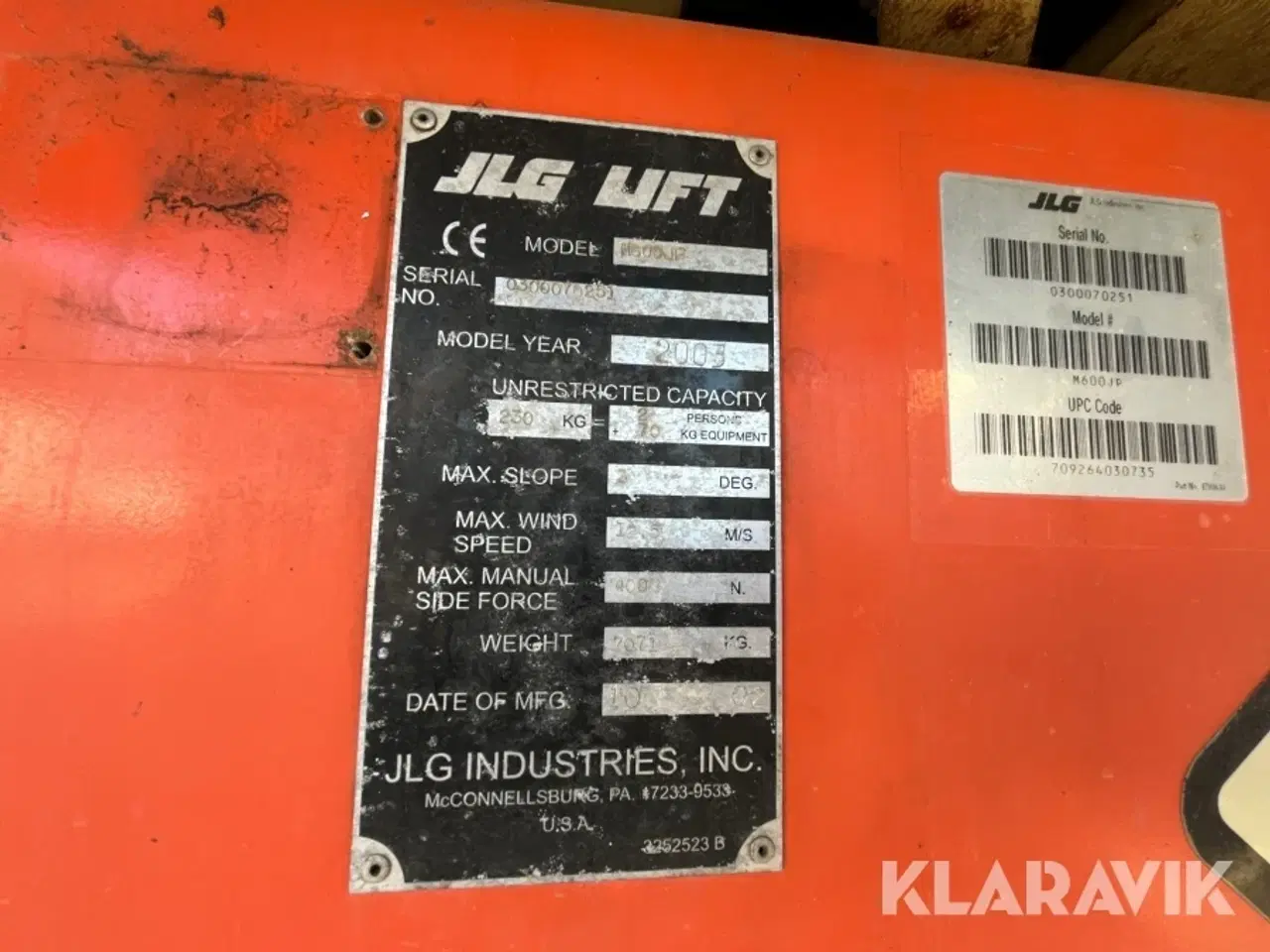Billede 11 - Teleskopbomlift JLG M600JP