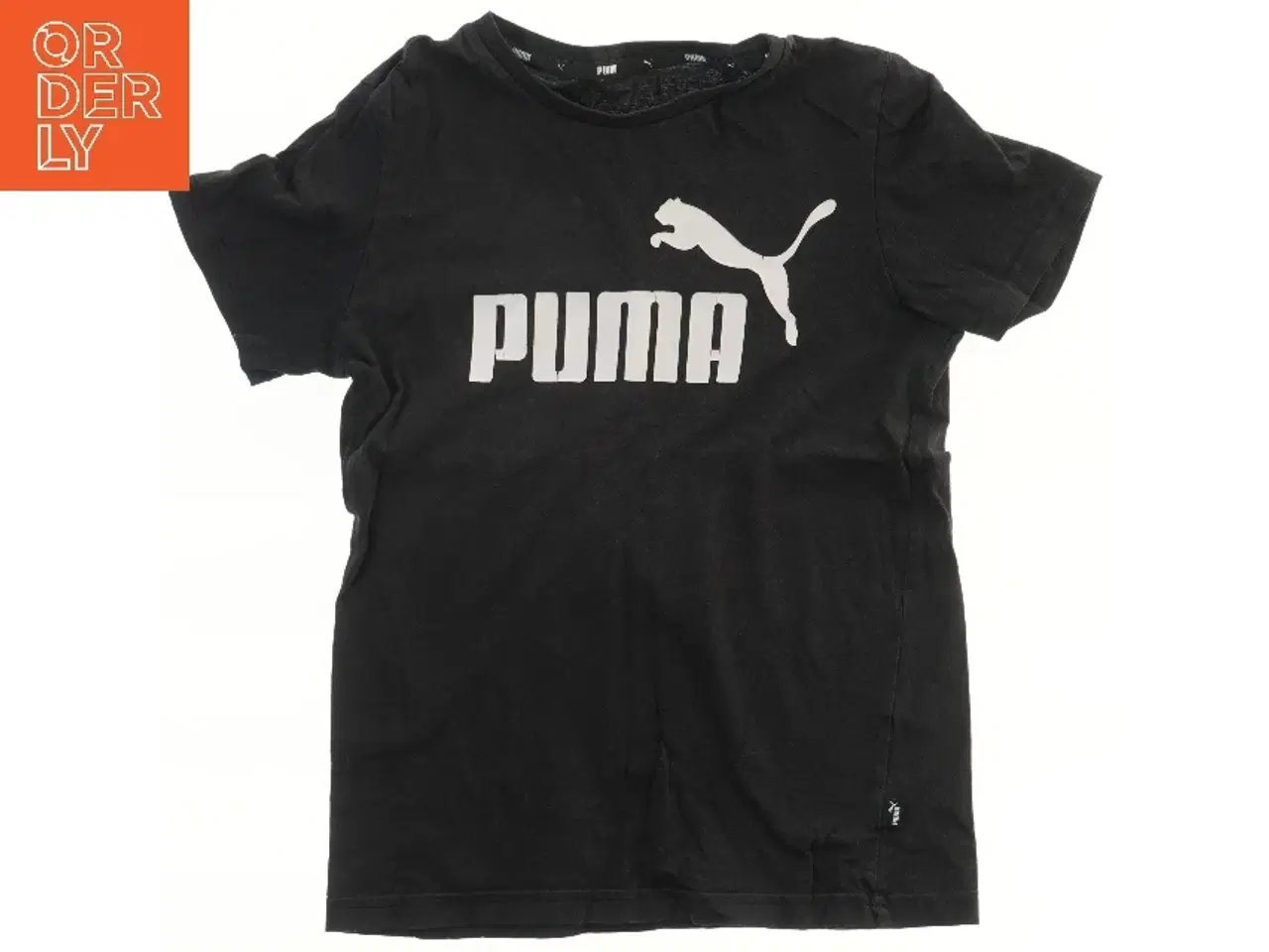 Billede 1 - Sort T-shirt med logo fra Puma (str. 152)