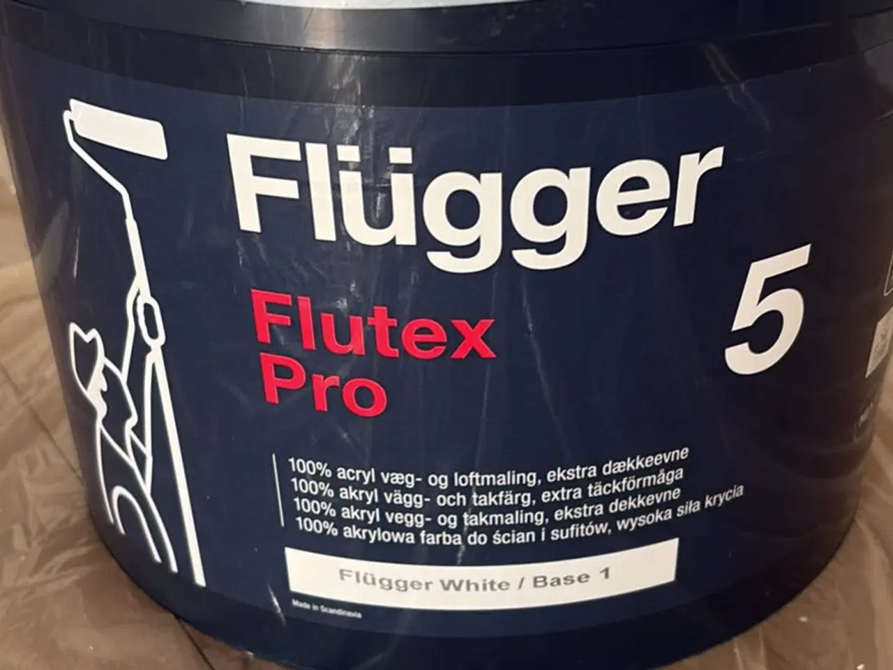 Billede 1 - 10 liter maling i farven sand01 glans 5