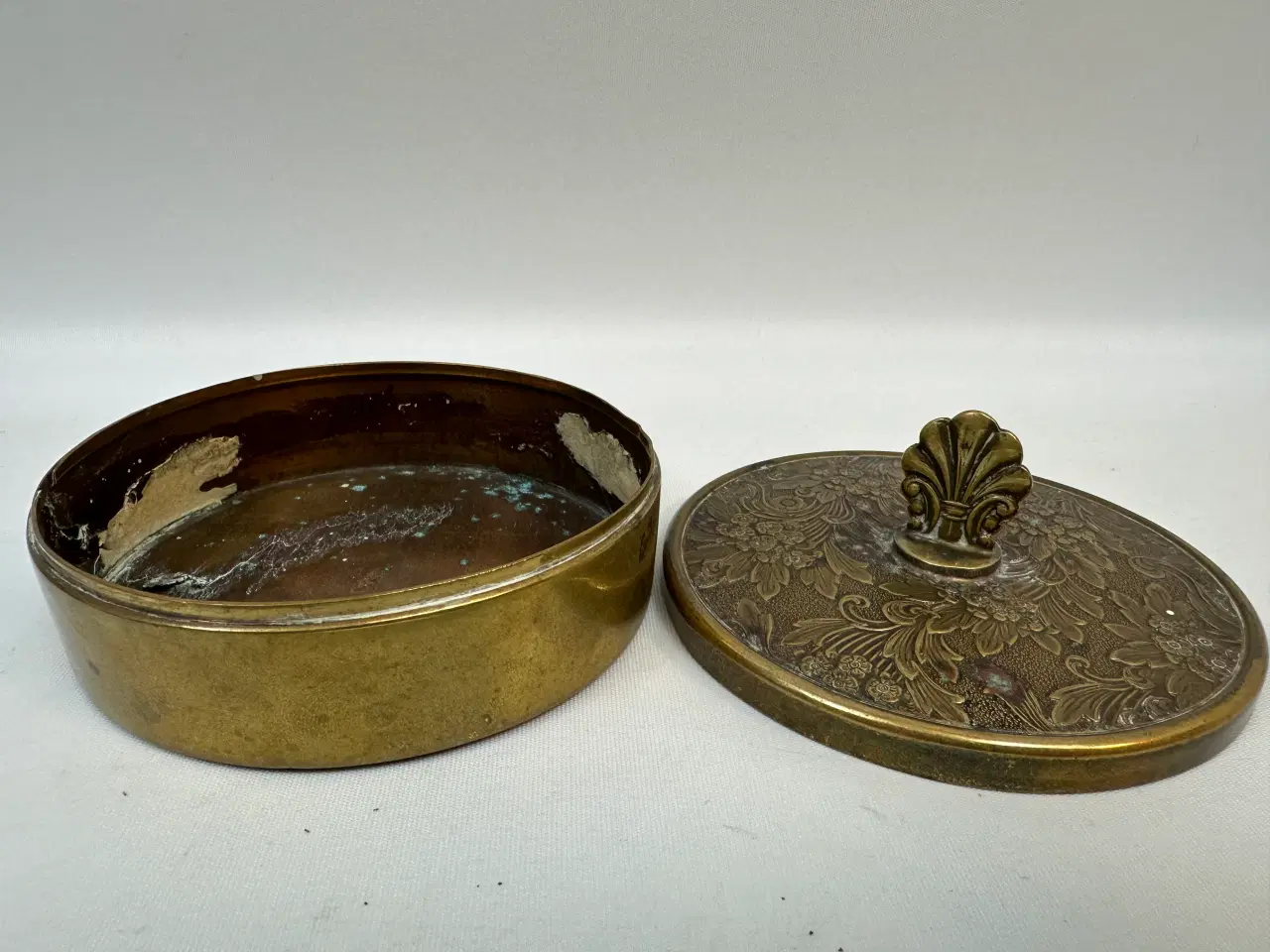 Billede 3 - Vintage messing skrin / æske