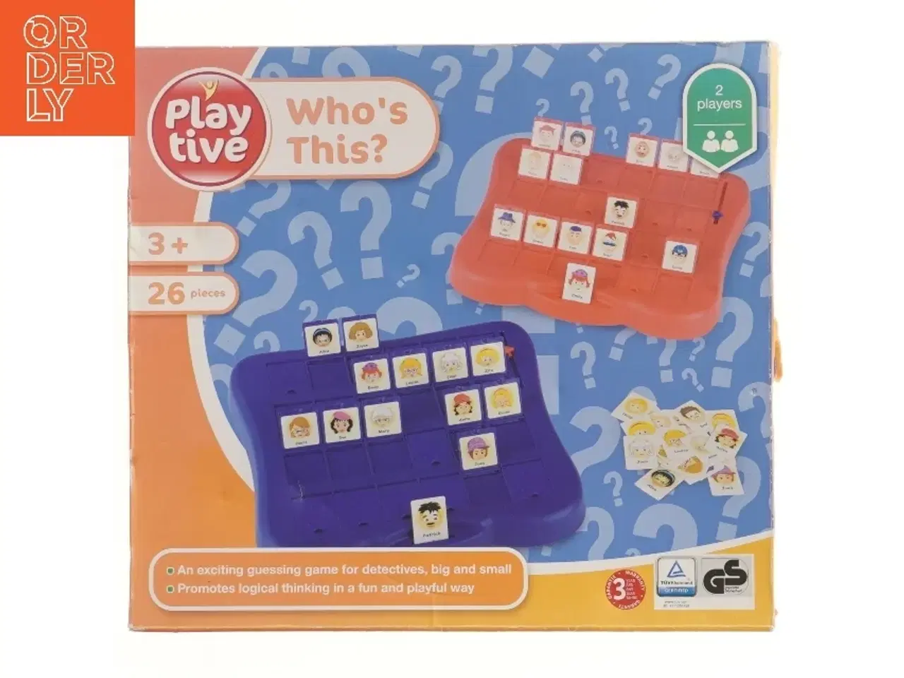 Billede 1 - Gæt hvem spil fra Play Tive (str. 31,5x28,5 cm)