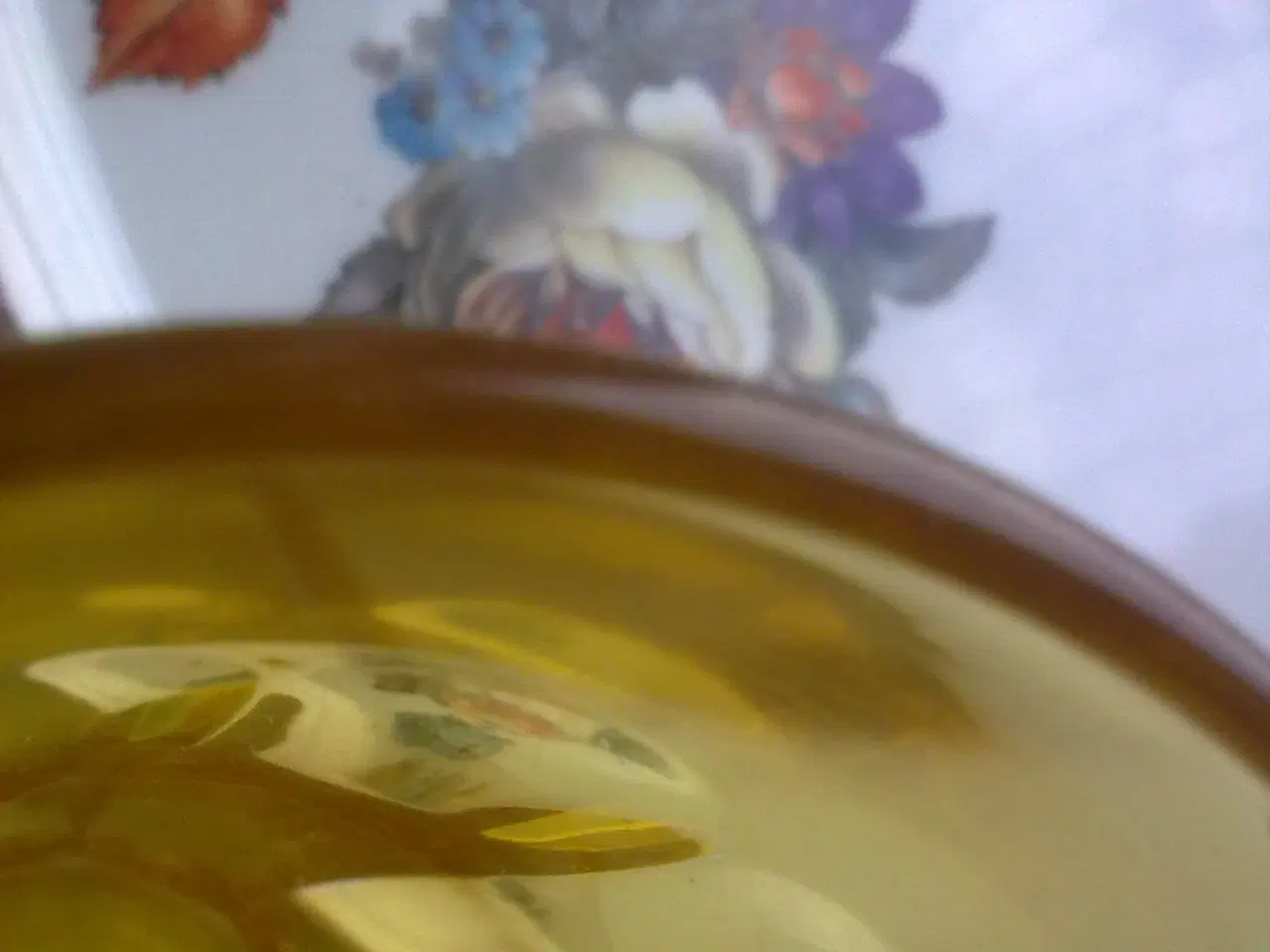 Billede 3 - Where have all the flowers gone FARVET GLAS