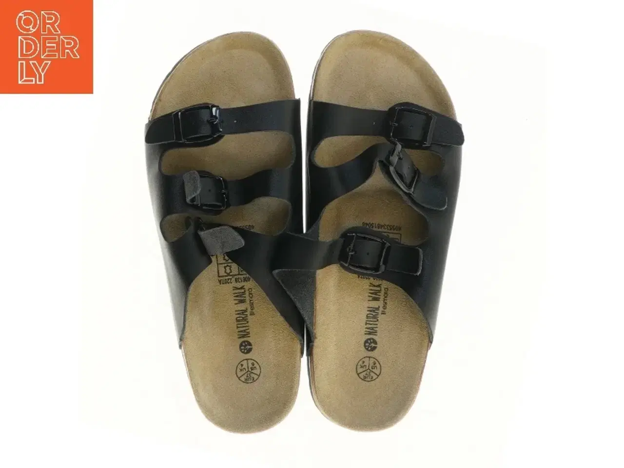 Billede 3 - Sort sandal med remme fra Esmara (str. 37 )