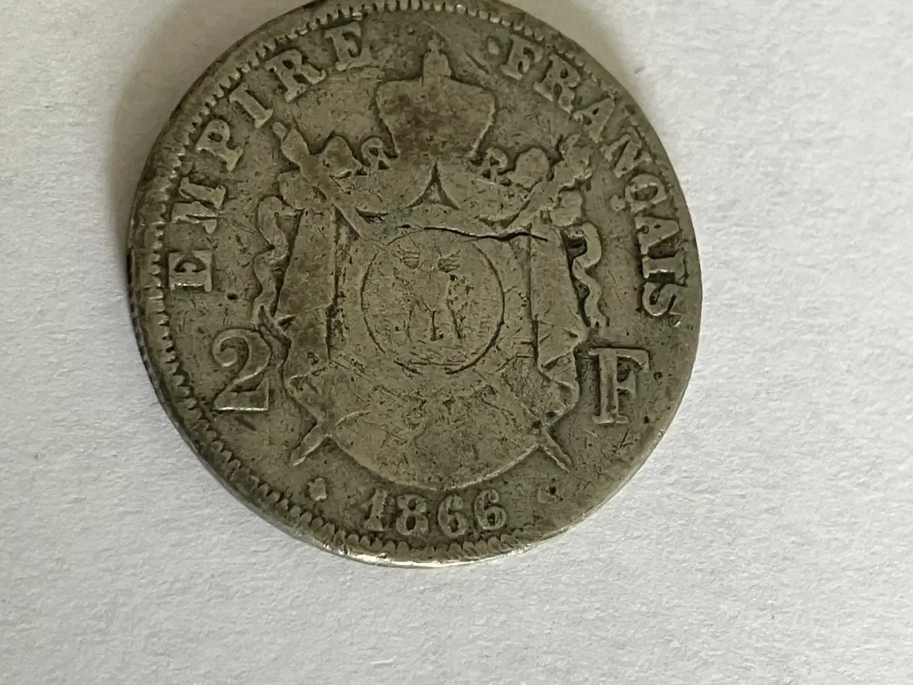 Billede 1 - 2 Francs France 1866
