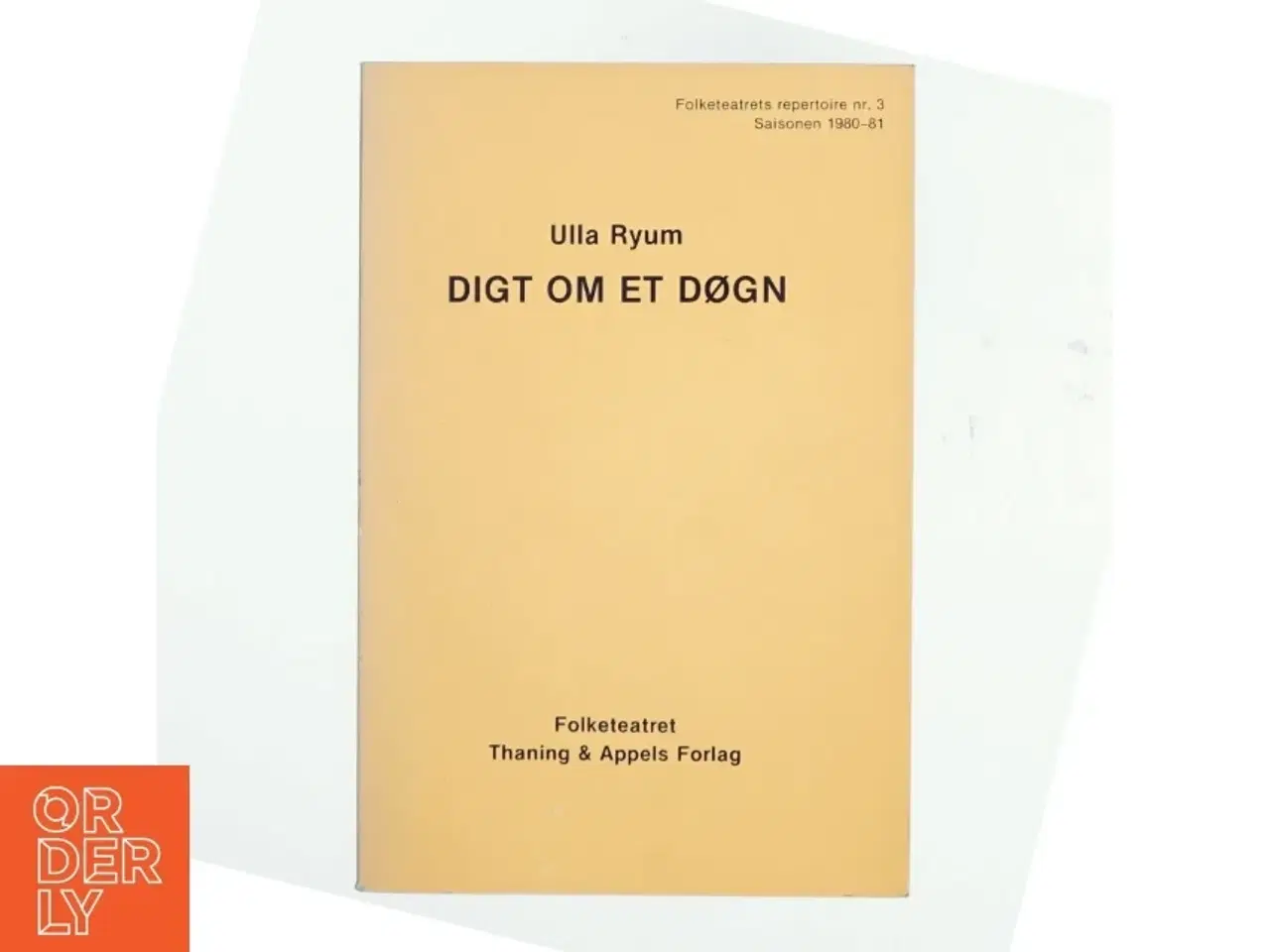 Billede 1 - Digt om et døgn af Ulla Ryum (bog)