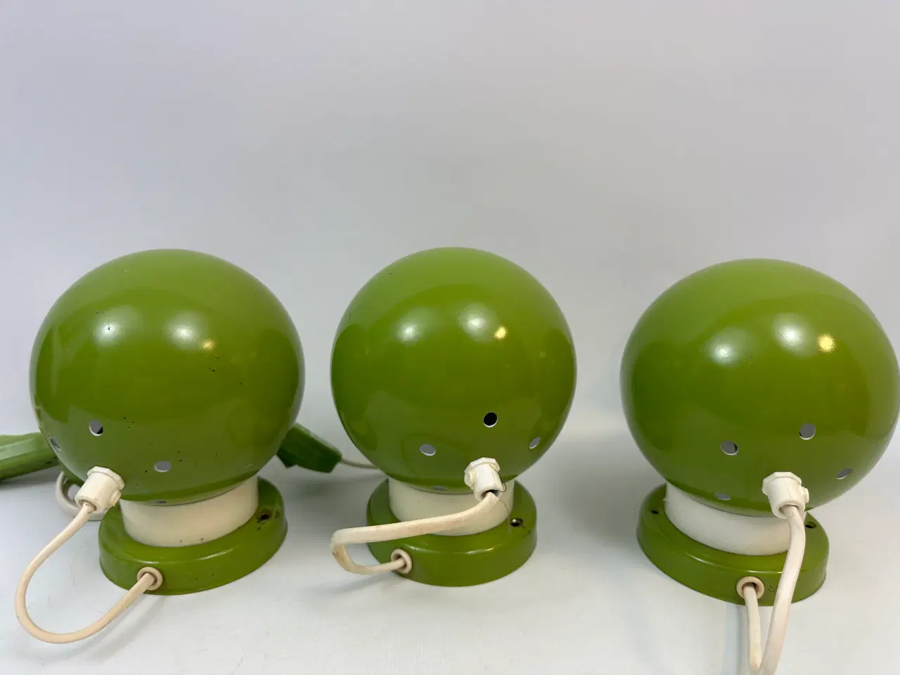 Billede 8 - 3 stk. grønne kuglelamper (retro)