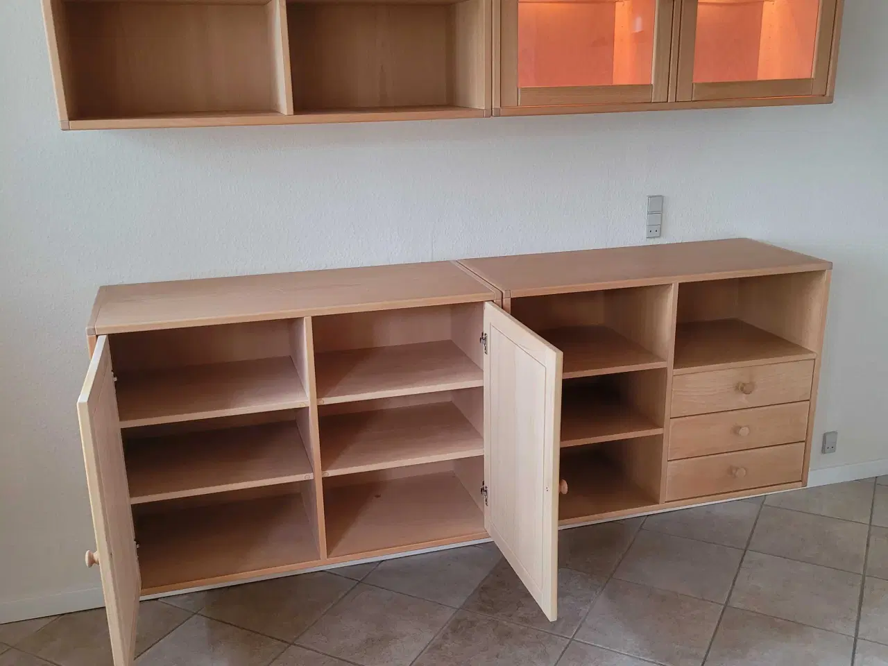 Billede 2 - Skabs arrangement i massiv bøg