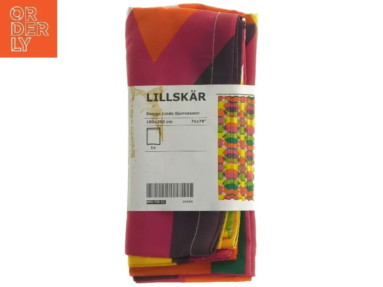 Billede 1 - Farverigt badeforhæng 180x200 cm fra IKEA (str. 180x200 cm)