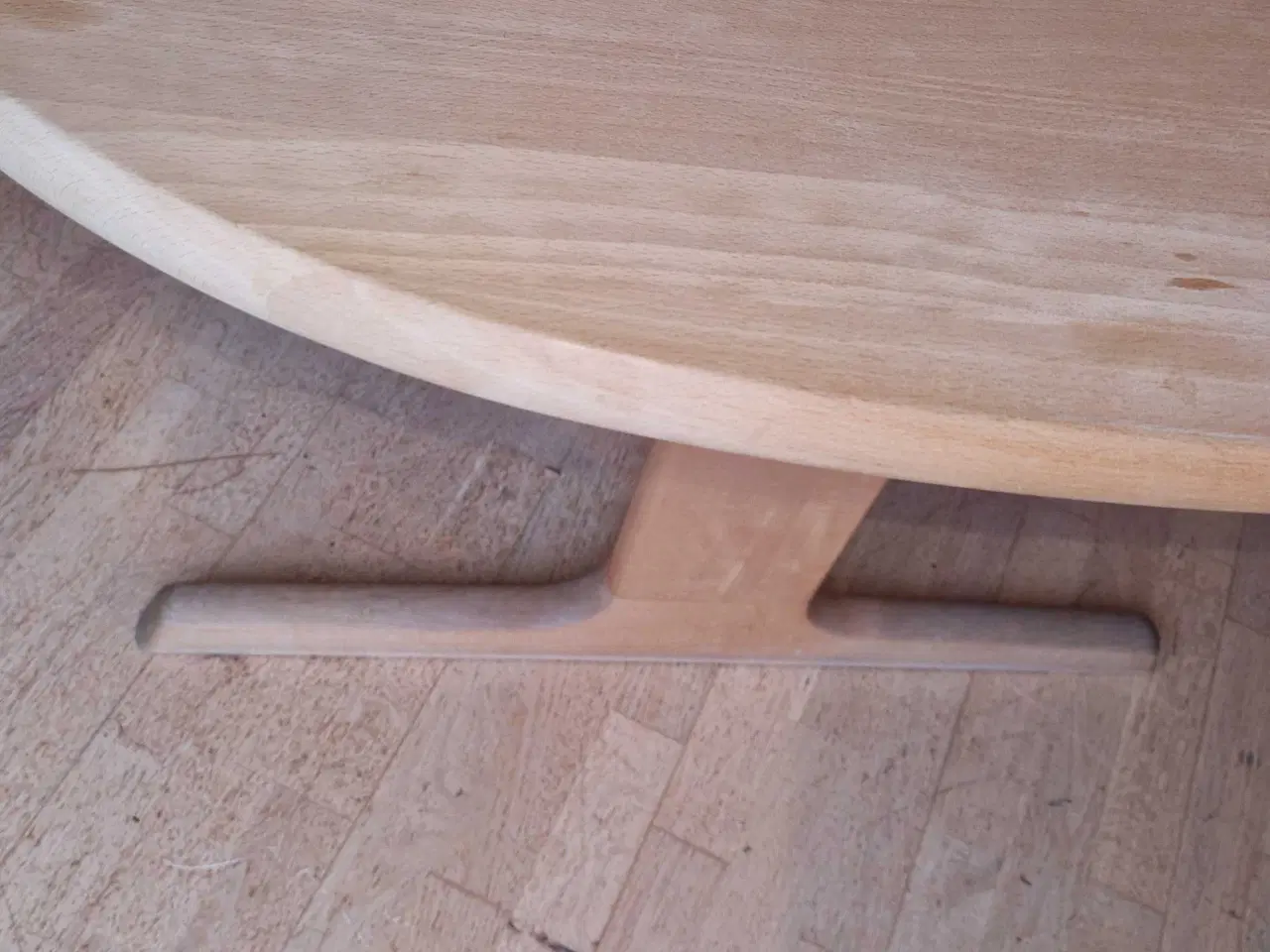 Billede 5 - Spisebord med udtræk, bøg