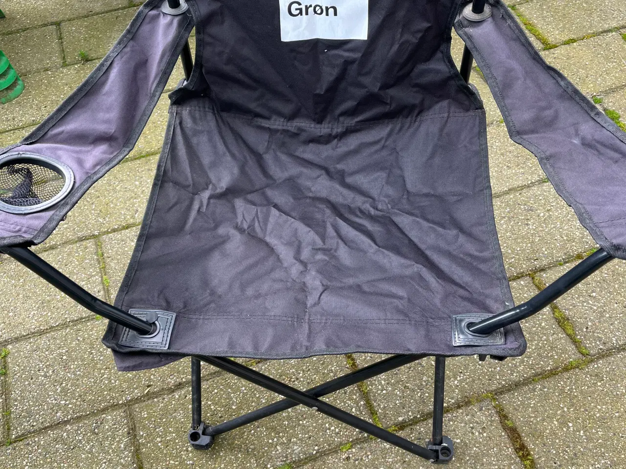 Billede 1 - 2 stk grøn festivalstole 