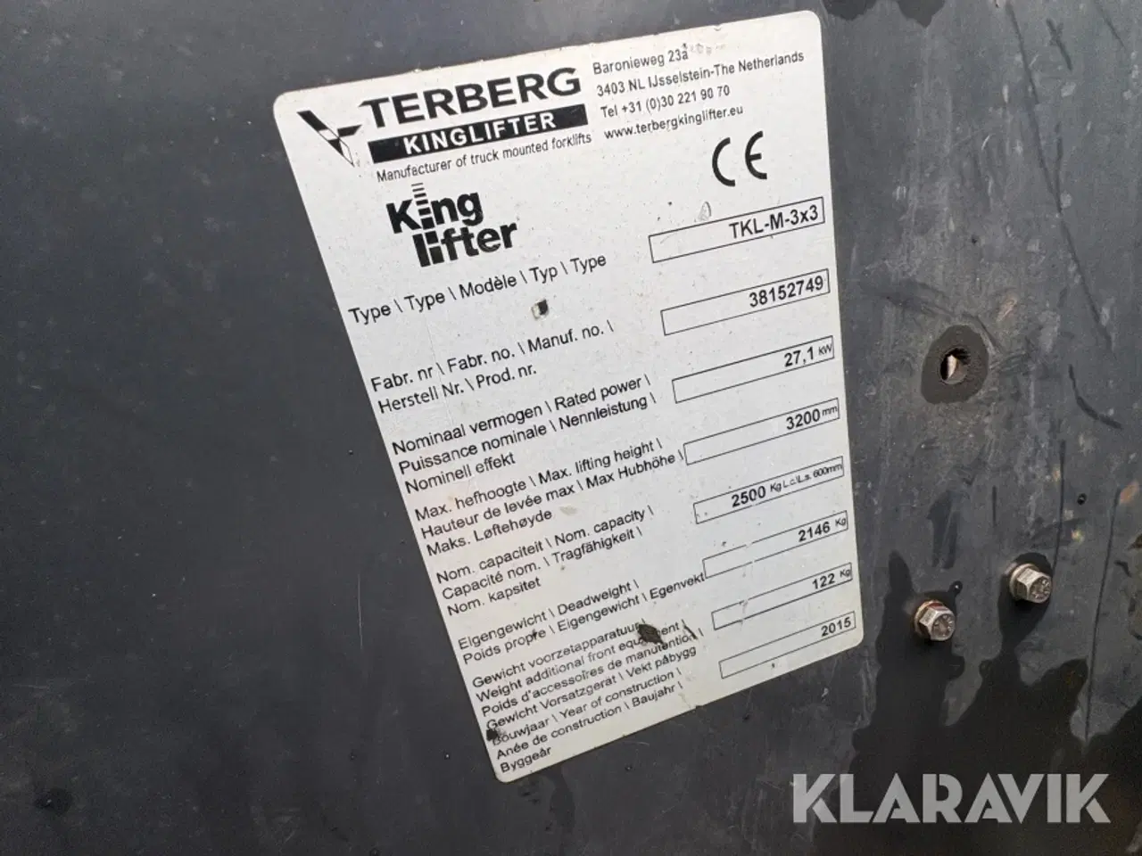 Billede 8 - Medbringer Truck Kinglifter TKL-m-3x3