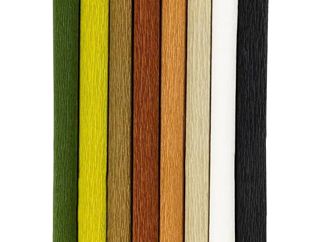Billede 1 - Crepepapir, ark 25x60 cm, Stræk/crepe: 180%, 105 g, natur, 8ark/ 1 pk.