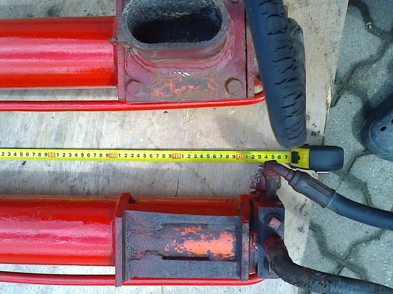 Billede 4 - Hydraulisk støtteben med pumpe