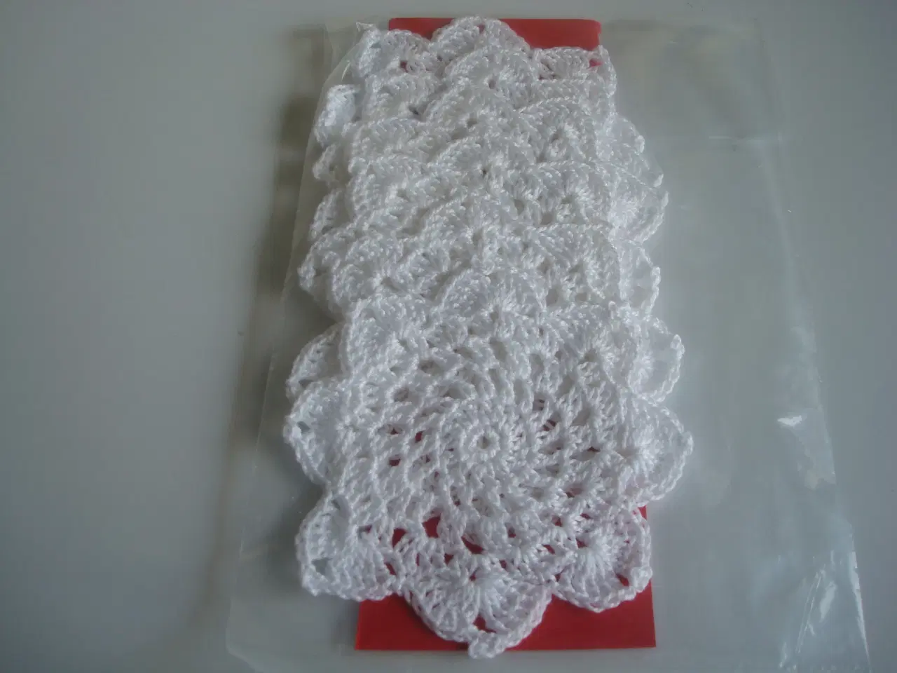 Billede 1 - Glasbrikker/ coasters/ bordpynt dia. 10 cm hvide 