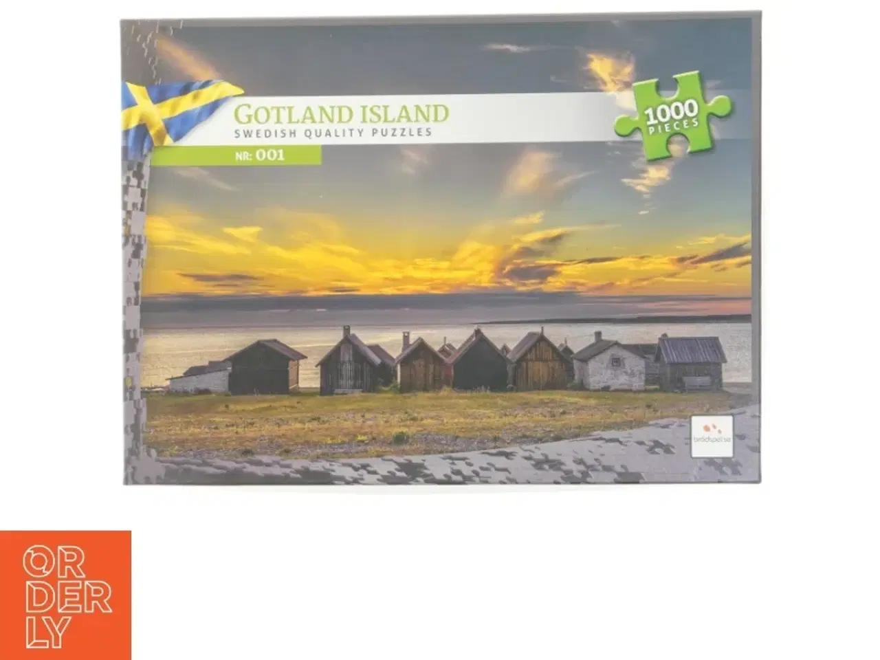 Billede 1 - Puslespil med motiv fra Gotland (str. 68 x 48 cm)