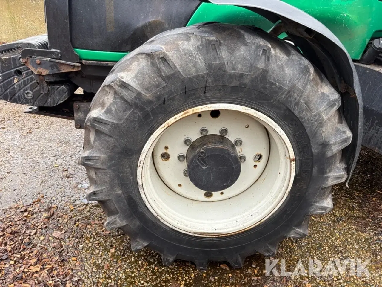 Billede 9 - Traktor Valtra T191LS med flishugger, kran og vogn