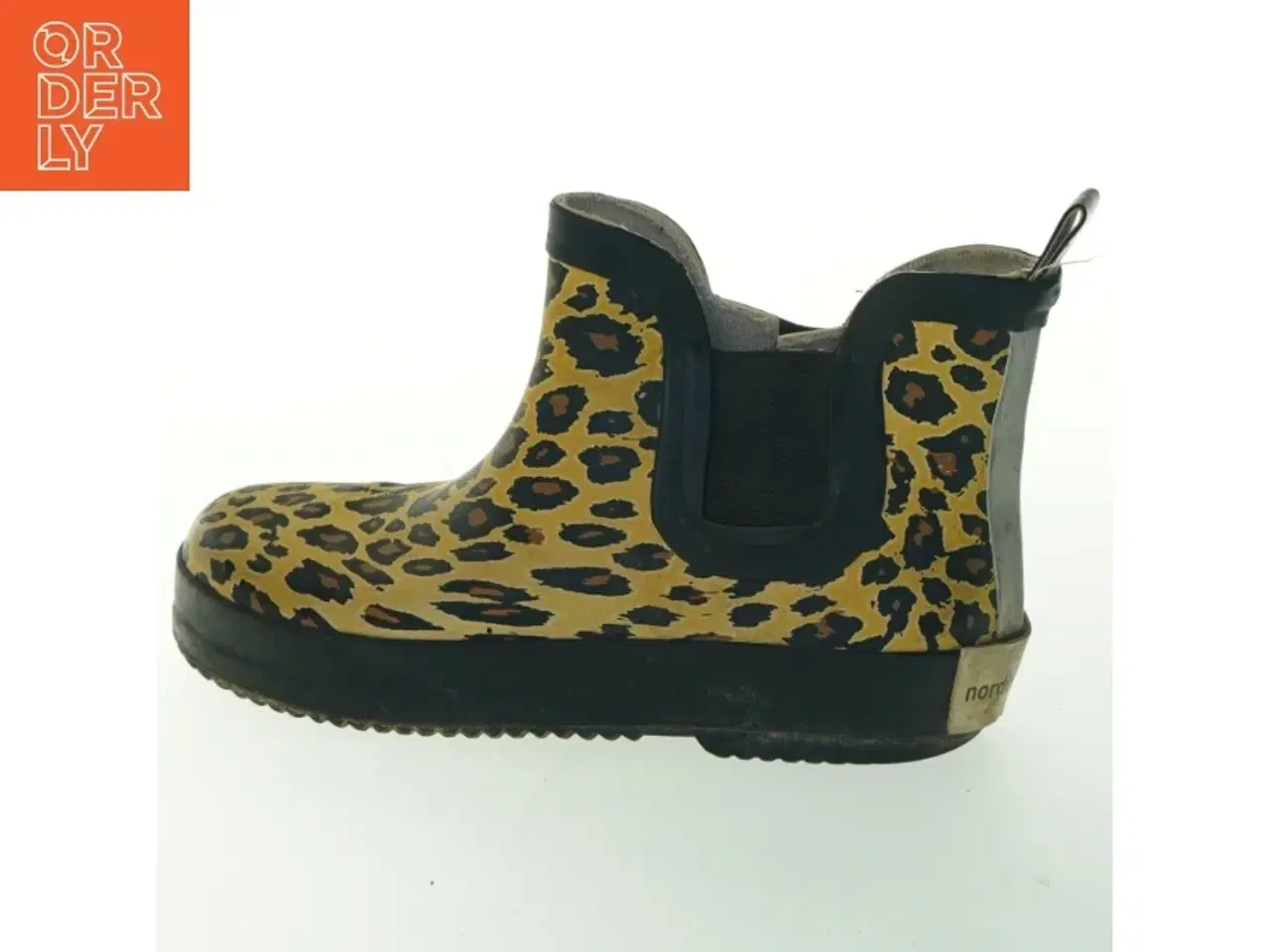 Billede 1 - Leopardmønstrede gummistøvler til børn fra Nordbjørn (str. 28 )