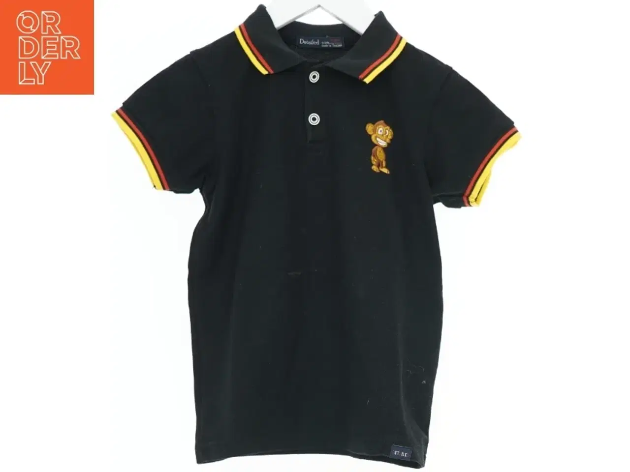 Billede 1 - Sort Polo T-shirt med abe motiv fra Detailed (str. 98)